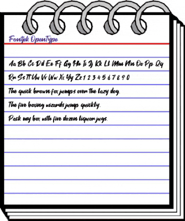 Fontjek Regular animated font preview Fontjek Regular animated font preview