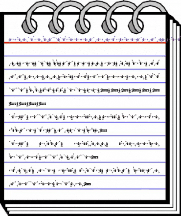 FontsVectorSemaphoreFlag Regular animated font preview