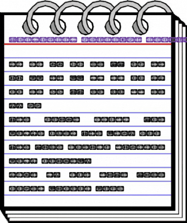 Formogram Squarish Regular animated font preview
