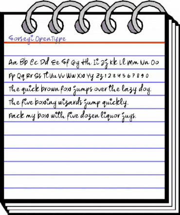 Forsegi Regular animated font preview