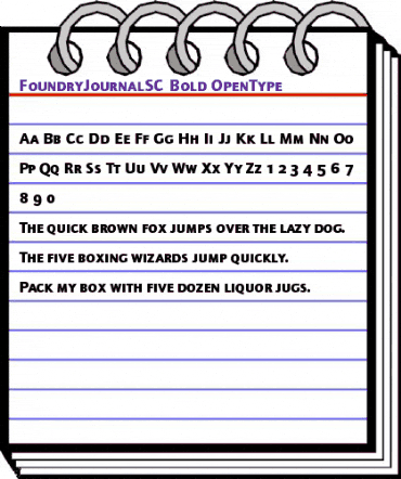 FoundryJournalSC-Bold Regular animated font preview FoundryJournalSC-Bold Regular animated font preview