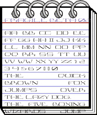 Fragile (Beta 0.2) Regular animated font preview