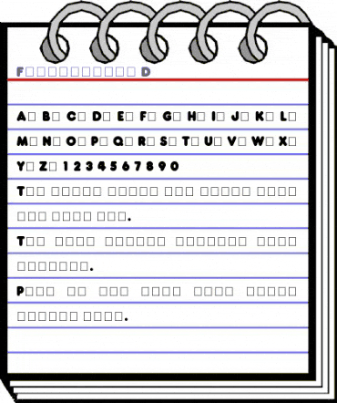 Frankfurter D Regular animated font preview