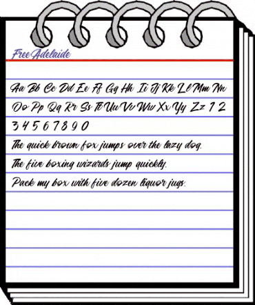 Azzardo Regular Regular animated font preview