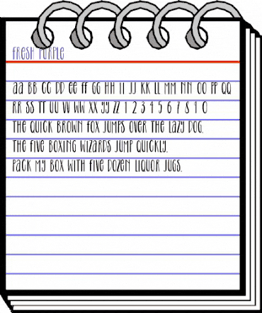 Fresh Purple Regular animated font preview Fresh Purple Regular animated font preview