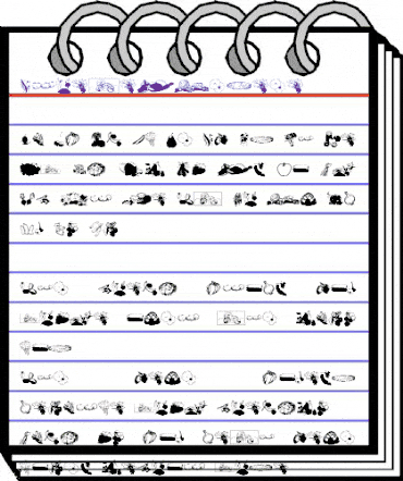 FruitsNVegies2 Regular animated font preview