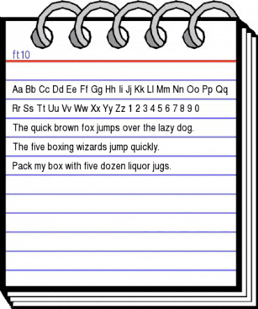 ft10 Regular animated font preview