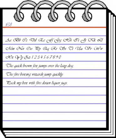 VivaldiD Regular animated font preview