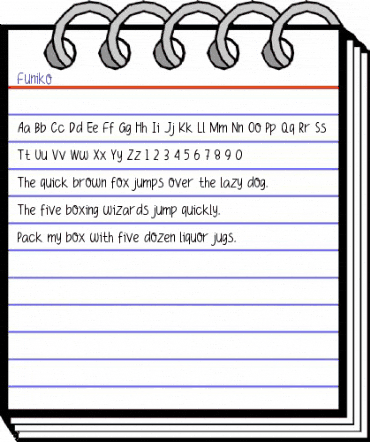 Funiko Regular animated font preview