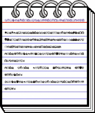 Funky Beheadz Irregular animated font preview