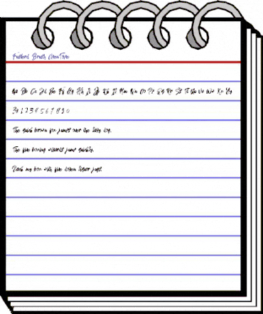 Fusterd Brush Regular animated font preview