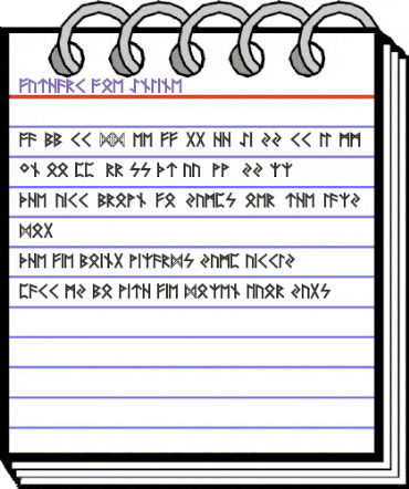 Futhark AOE Inline animated font preview