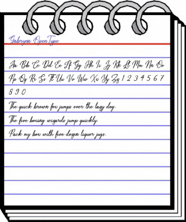 Gabryna Regular animated font preview Gabryna Regular animated font preview