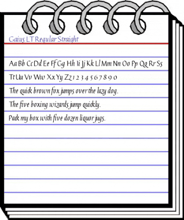 Gaius LT Regular animated font preview Gaius LT Regular animated font preview