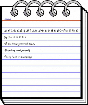 Gallardo Regular animated font preview