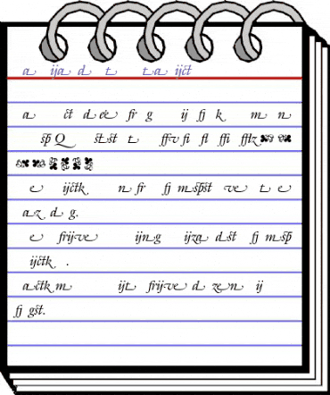 GalliardAltCC Regular animated font preview