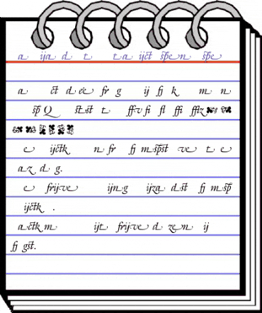 GalliardAltCC Regular animated font preview