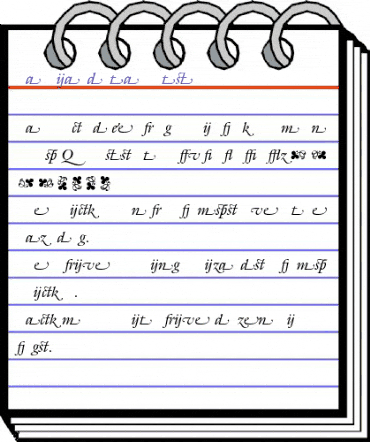 Galliard Regular animated font preview Galliard Regular animated font preview