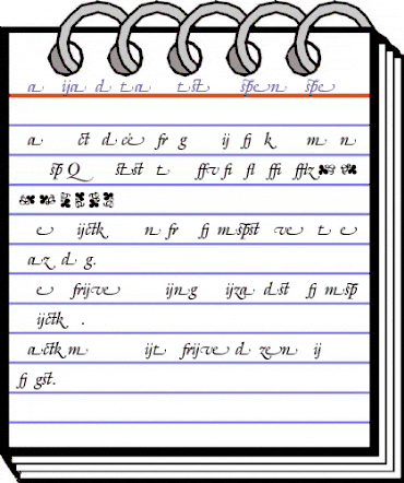 Galliard Regular animated font preview Galliard Regular animated font preview