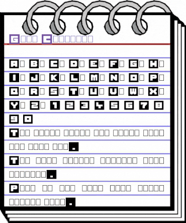 Game Commands Regular animated font preview