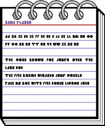 GAME PLAYER Regular animated font preview GAME PLAYER Regular animated font preview
