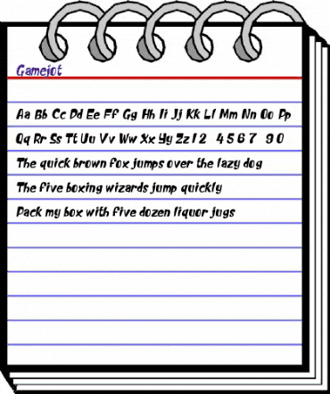 Gamejot Gamejot animated font preview Gamejot Gamejot animated font preview