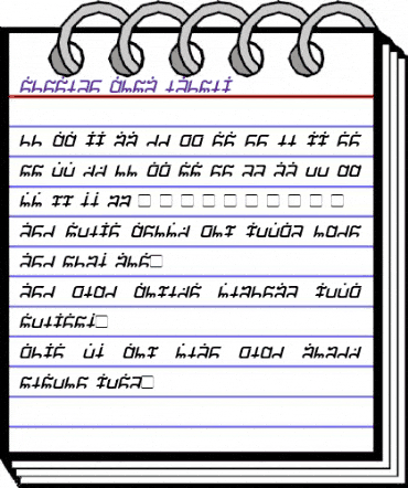 Gargish Bold Italic animated font preview