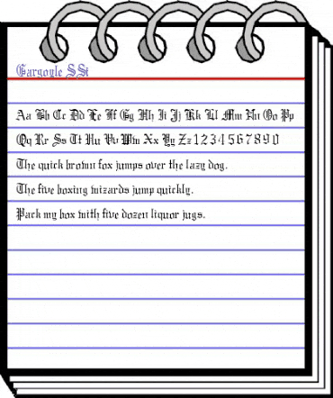 Gargoyle SSi Regular animated font preview Gargoyle SSi Regular animated font preview