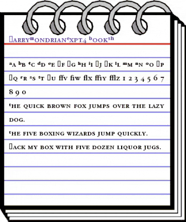 GarryMondrianExpt4 BookSH animated font preview GarryMondrianExpt4 BookSH animated font preview