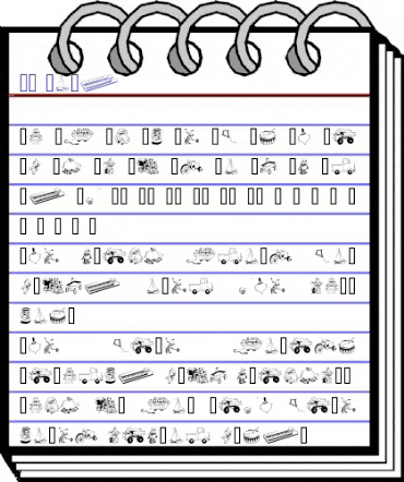 GE Toys Regular animated font preview