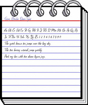 Geng Rimba Regular animated font preview Geng Rimba Regular animated font preview
