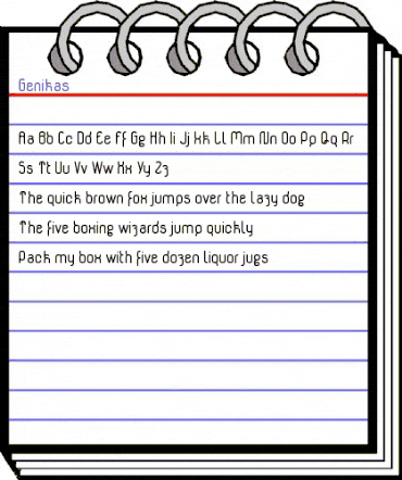 Genikas Genikas animated font preview Genikas Genikas animated font preview