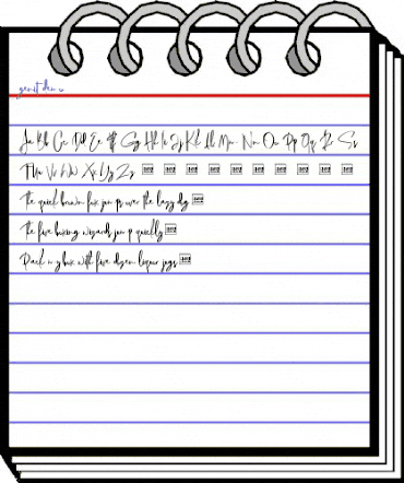 Genit Regular animated font preview Genit Regular animated font preview