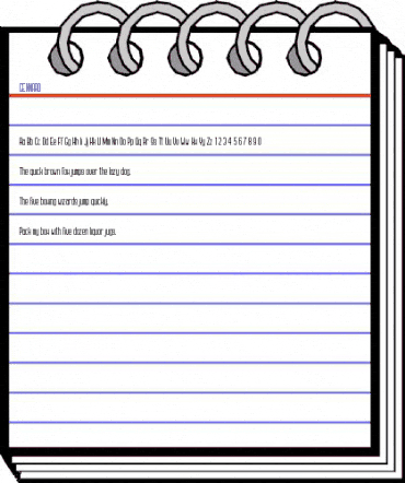 GENNARO Regular animated font preview GENNARO Regular animated font preview