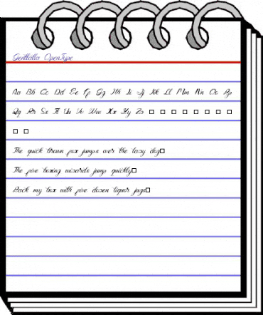 Genttalla Regular animated font preview Genttalla Regular animated font preview