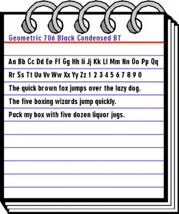 Geometr706 BlkCn BT Black animated font preview Geometr706 BlkCn BT Black animated font preview