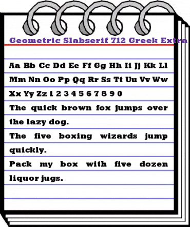 GeoSlb712Greek XBd BT Extra Bold animated font preview GeoSlb712Greek XBd BT Extra Bold animated font preview