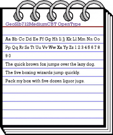 GeoSlb712MediumC BT Regular animated font preview GeoSlb712MediumC BT Regular animated font preview