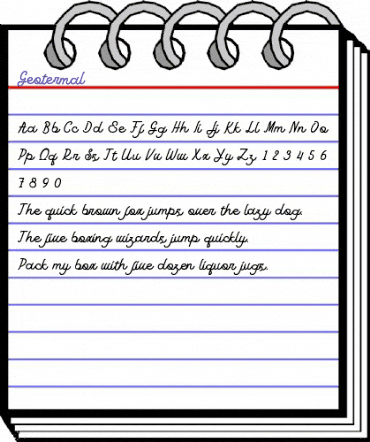 Geotermal Regular animated font preview Geotermal Regular animated font preview