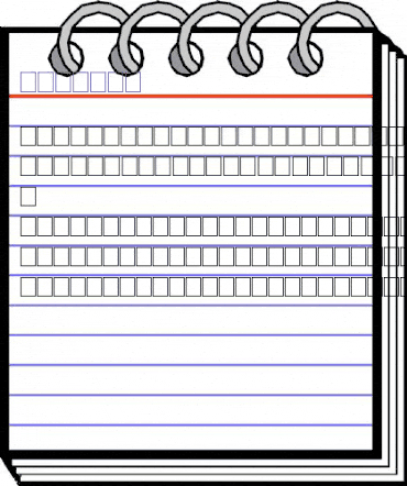 GeoType Regular animated font preview GeoType Regular animated font preview