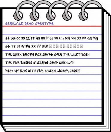 Gerilyaz Demo Regular animated font preview Gerilyaz Demo Regular animated font preview