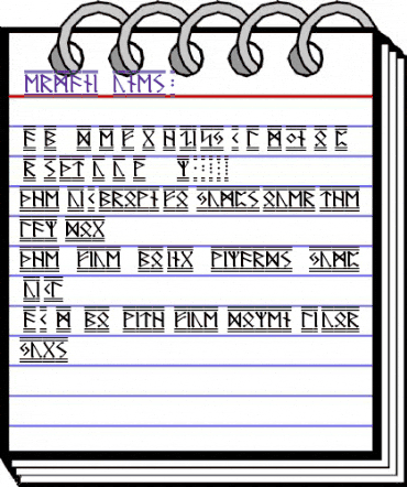 Germanic Runes-2 Regular animated font preview Germanic Runes-2 Regular animated font preview