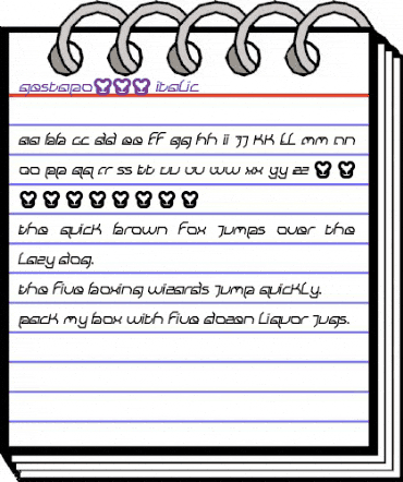 gestapo001 Italic animated font preview gestapo001 Italic animated font preview