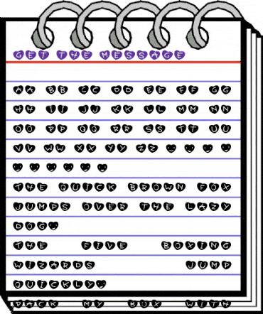 Get the Message Regular animated font preview