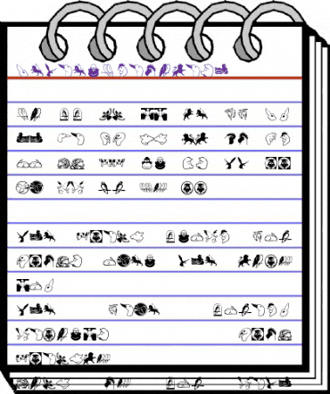 GetierAnimalish Regular animated font preview GetierAnimalish Regular animated font preview