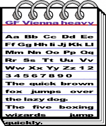 GF Vienna heavy Heavy animated font preview GF Vienna heavy Heavy animated font preview