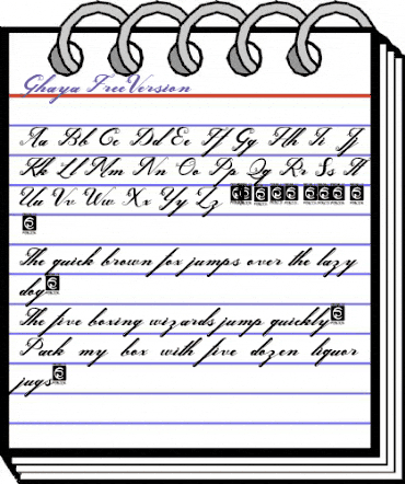 Ghaya FreeVersion Regular animated font preview Ghaya FreeVersion Regular animated font preview