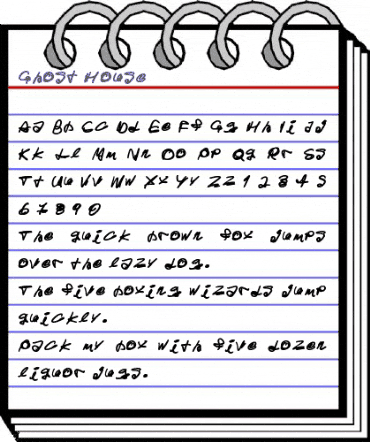 Ghost House Regular animated font preview Ghost House Regular animated font preview