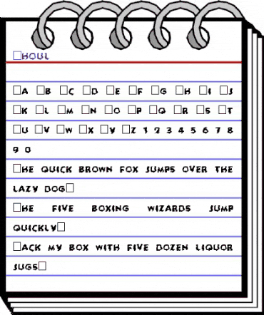 Ghoul Normal animated font preview Ghoul Normal animated font preview