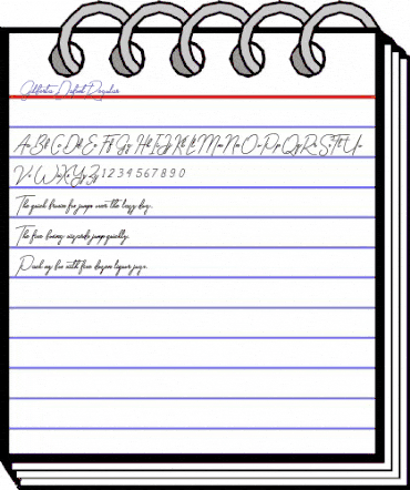 Gilberta Dafont Regular animated font preview Gilberta Dafont Regular animated font preview
